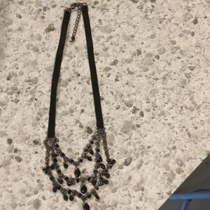 Elegant Black Beaded Necklace